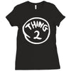thing 2 Ladies Fitted T-Shirt
