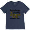 happiness is watching gilmore girls V-Neck Tee