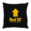 real elf Throw Pillow