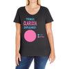 clarissa explained nothing Ladies Curvy T-Shirt