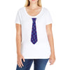 Anchor Tie Ladies Curvy T-Shirt