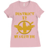 District 12 We Salute You Ladies Fitted T-Shirt