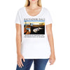 Salvador Dali The Persistence Of Memory Ladies Curvy T-Shirt