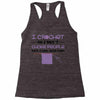 i crochet so i don't choke people save a life, send yarn Racerback Tank