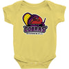 purple champs Baby Onesie