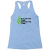 in it for the outcome Racerback Tank
