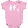 bla bla bla  fun shirt herrentag kult Baby Onesie