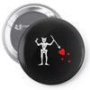 blackbeard's flag pirate edward teach Pin-back button
