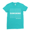Good Morning Sunshine Ladies Fitted T-Shirt
