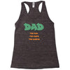 dad the man the myth the legend Racerback Tank
