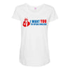 you english best trending Maternity Scoop Neck T-shirt