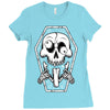 put tongue out Ladies Fitted T-Shirt