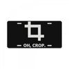 oh crop License Plate