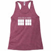 police box for who Racerback Tank