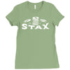stax records Ladies Fitted T-Shirt