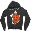 halloween pumpkins burst Zipper Hoodie