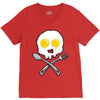 eggskull V-Neck Tee