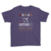 santa sagittarius christmas ugly t shirts Youth Tee