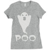 ghost poo Ladies Fitted T-Shirt