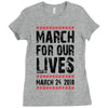 March For Our Lives Ladies Fitted T-Shirt