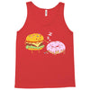 cheeseburger pranks doughnut Tank Top