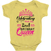 Celebrating With the 2nd Birthday Queen Baby Onesie