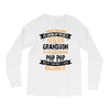 Super Cool Grandson Of A Freaking Awesome Pop Pop Long Sleeve Shirts