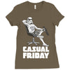 casual friday Ladies Fitted T-Shirt