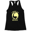 believe in nessie Racerback Tank