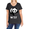 wtf panda Ladies Curvy T-Shirt
