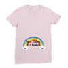 You're Looking At A Rainbow Ladies Fitted T-Shirt