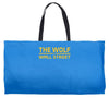 the wolf of wall str Weekender Totes