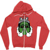 coil head Zipper Hoodie