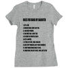 rules for dating my daughter shirt t shirt perfect father's gift Ladies Fitted T-Shirt
