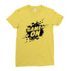 game on Ladies Fitted T-Shirt