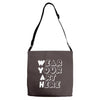 wear your art here Adjustable Strap Totes