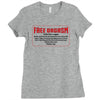 Free Orgasm Coupon Ladies Fitted T-Shirt