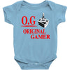 old school gamer Baby Onesie