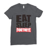 EAT SLEEP FORTNITE Ladies Fitted T-Shirt