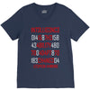adapt or die encoded (white) V-Neck Tee