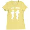 line dancing country music Ladies Fitted T-Shirt