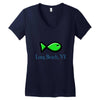 long beach Women's V-Neck T-Shirt
