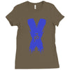 jake paul x blue Ladies Fitted T-Shirt