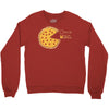 pizza pie chart Crewneck Sweatshirt