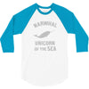 narwhals 3/4 Sleeve Shirt
