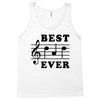 Best Dad Ever Funny Music Note Tank Top