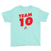 team 10 red Youth Tee