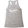 vespa its a way of life Racerback Tank