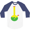 rasta bong water pipe slide insert stem filtered 3/4 Sleeve Shirt