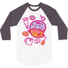 donut ghost baking 3/4 Sleeve Shirt